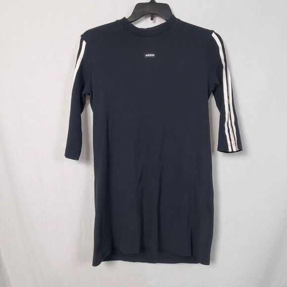 Adidas Girls Youth XL Black Shirt Dress - Picture 1 of 5